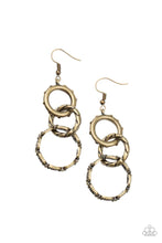 Load image into Gallery viewer, Shameless Shine Brass Earrings