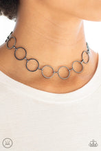 Load image into Gallery viewer, Retro Metro Black Choker