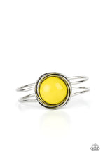 Load image into Gallery viewer, Take It From the Pop Yellow Hinged Bracelet