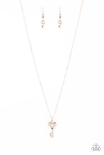 Load image into Gallery viewer, Lock Up Your Valuables Rose Gold Necklace