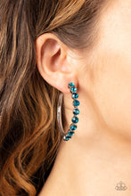 Load image into Gallery viewer, Photo Finish Blue Earrings