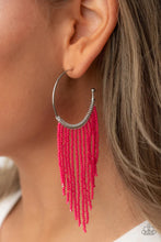Load image into Gallery viewer, Saguaro Breeze Pink Seed Bead Earrings