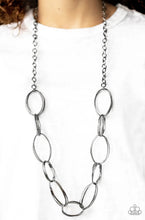 Load image into Gallery viewer, Ring Bling Black Necklace