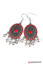 Load image into Gallery viewer, Viva La Vida Red Earrings