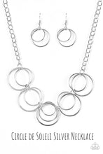 Load image into Gallery viewer, Circle du Soleli Silver Necklace