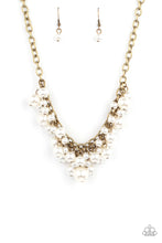 Load image into Gallery viewer, Down for the Countess Brass Necklace