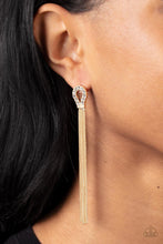 Load image into Gallery viewer, Dallas Debutante Gold Post Earrings