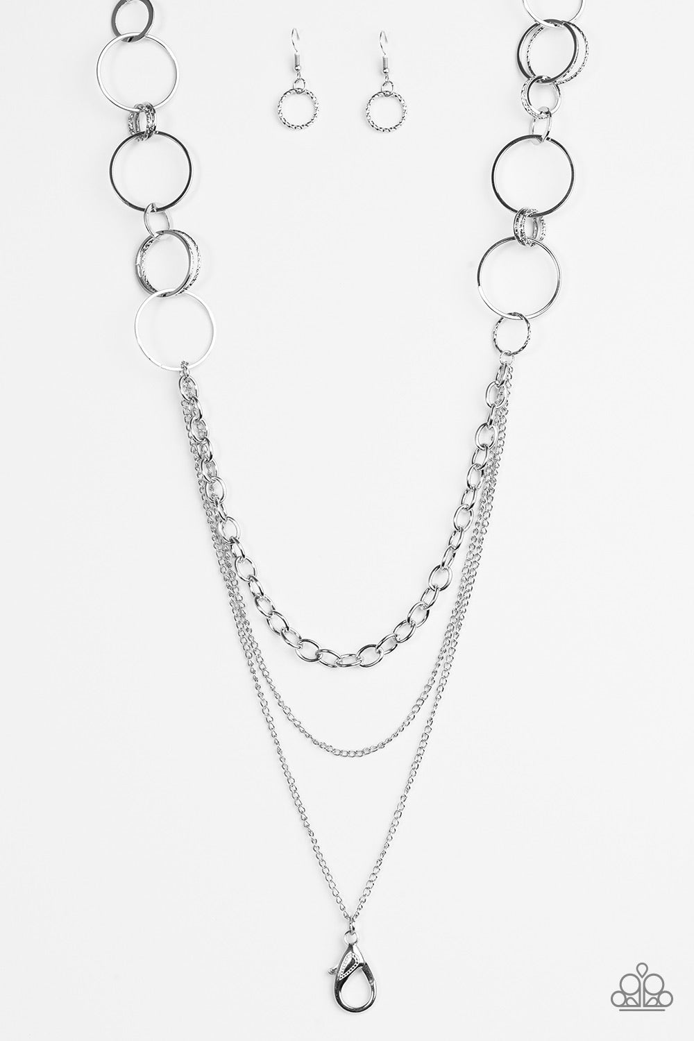 Ring Down the House Silver Lanyard