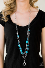 Load image into Gallery viewer, Gleam Weaver Blue Lanyard
