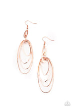 Load image into Gallery viewer, Oval the Moon Copper Earrings