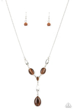 Load image into Gallery viewer, Ritzy Refinement Brown Necklace