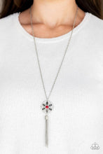 Load image into Gallery viewer, Fine Florals Red Necklace