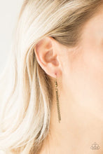 Load image into Gallery viewer, Deco Decadence Brass Necklace