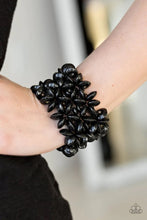 Load image into Gallery viewer, Hawaiian Haven Black Wood Bracelet
