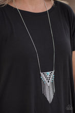 Load image into Gallery viewer, Colorfully Colossal Blue Necklace