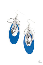 Load image into Gallery viewer, Ambitious Allure Blue Earrings