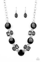 Load image into Gallery viewer, Dreaming in Multicolor Black Necklace