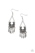 Load image into Gallery viewer, Fabulously Feathered Silver Earrings
