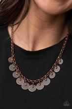 Load image into Gallery viewer, Delightfully Dappled Copper Necklace