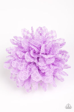 Lacy Lily Purple Hair Clip