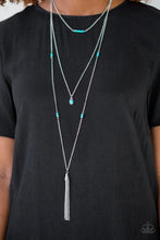 Load image into Gallery viewer, Sandstone Castles Blue Necklace