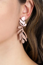 Load image into Gallery viewer, Palm Picnic Copper Earrings