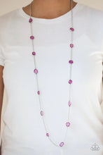 Load image into Gallery viewer, Glassy Glamorous Purple Necklace