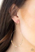 Load image into Gallery viewer, Prize Winning Sparkle Gold Earrings