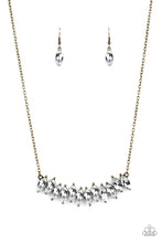 Load image into Gallery viewer, Icy Intensity Brass Necklace