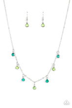 Load image into Gallery viewer, Carefree Charmer Green Necklace