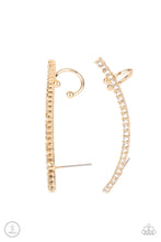 Load image into Gallery viewer, Sleekly Shimmering Gold Ear Crawlers