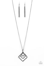 Load image into Gallery viewer, Square It Up Black Necklace