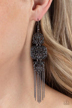 Load image into Gallery viewer, Eastern Elegance Black Earrings