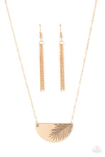 Load image into Gallery viewer, Cool Palm and Collected Gold Necklace
