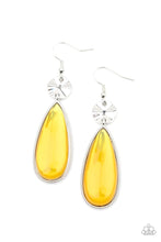 Load image into Gallery viewer, Jaw Dropping Drama Yellow Earrings