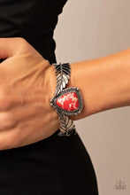 Load image into Gallery viewer, Desert Roost Red Hinged Bracelet