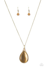 Load image into Gallery viewer, Timelessly Tranquil Brass Necklace