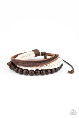 Wildly Wrangler Brown Urban Bracelet
