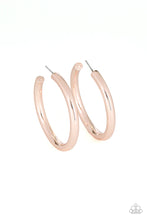 Load image into Gallery viewer, Hoop Hustle Rose Gold Earrings