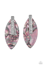 Load image into Gallery viewer, Maven Mantra Multi / Pink Acrylic Post Earrings