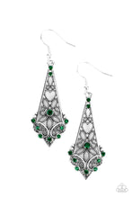 Load image into Gallery viewer, Casablanca Charisma Green Earrings