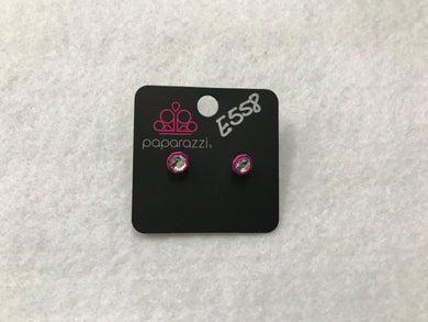 Starlet Shimmer Clear Gem In Hot Pink Frame #558