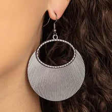 Load image into Gallery viewer, Fan Girl Glam Black Earrings
