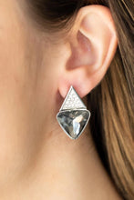Load image into Gallery viewer, Risky Razzle Silver Post Earrings