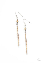 Load image into Gallery viewer, Skyscraping Shimmer Brown Earrings
