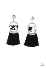 Load image into Gallery viewer, Tassel Trot Black Earrings