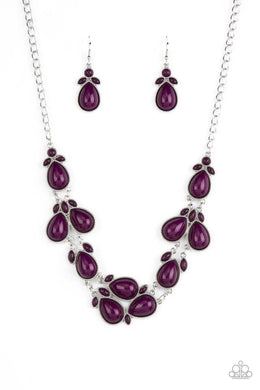 Botanical Banquet Purple Necklace