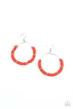 Load image into Gallery viewer, Loudly Layered Red Earrings