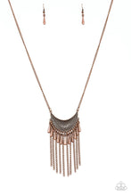 Load image into Gallery viewer, Happy is the Huntress Copper Necklace