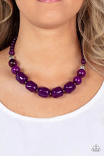 Load image into Gallery viewer, Ten Out of Tenacious Purple Necklace